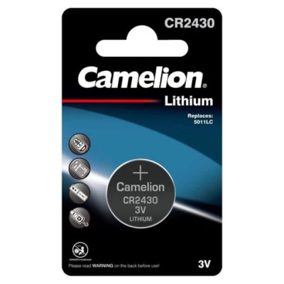 Батарейка CAMELION CR2430 BL1 (5/50/1800)