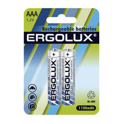 Аккумулятор Ergolux R03 (1100mAh) BL2